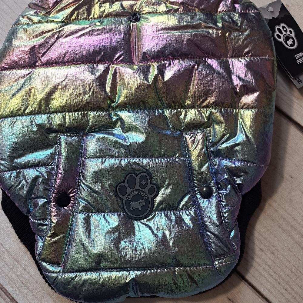 Canada Pooch Iridescent Dog Jacket - Picture 4 of 8